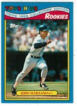 1988 ToysRUs Rookies #17 John Marzano