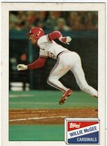 1988 Topps Bazooka #12 Willie McGee