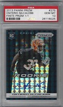 2013 Panini Prizm Autographs Prizms Finite #275 Onterio Mccalebb