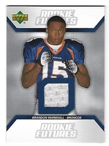 2006 Upper Deck Rookie Futures Jerseys #RFBM Brandon Marshall
