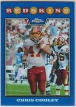 2008 Topps Chrome Blue Refractors #TC92 Chris Cooley