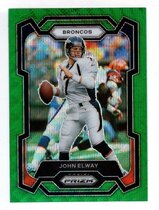 2023 Panini Prizm Green Wave Prizm #89 John Elway
