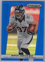 2013 Panini Prizm Prizms Blue #80 Eric Decker