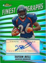 2005 Finest Autos Refractor #FA-TB Tatum Bell