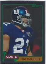 2005 Topps Chrome Throwbacks #TB26 Tiki Barber