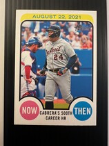 2022 Topps Heritage High Number Now & Then #NAT-4 Miguel Cabrera