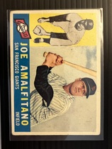 1960 Topps Base Set #356 Joe Amalfitano