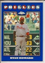 2008 Topps Chrome Blue Refractors #29 Ryan Howard