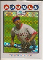 2008 Topps Chrome X-fractors #122 Chone Figgins