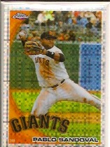 2010 Topps Chrome X-Fractors #62 Pablo Sandoval