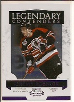 2010 Playoff Contenders Legendary Contenders Purple #17 Jeremy Roenick