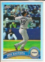 2011 Topps Chrome Refractors #76 Jose Bautista