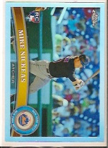 2011 Topps Chrome Refractors #189 Mike Nickeas