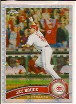 2011 Topps Chrome X-Fractors #48 Jay Bruce