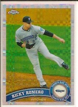 2011 Topps Chrome X-Fractors #109 Ricky Romero
