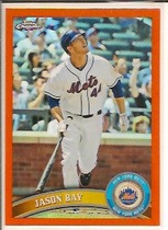 2011 Topps Chrome Orange Refractors #58 Jason Bay