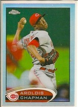 2012 Topps Chrome Refractors #34 Aroldis Chapman