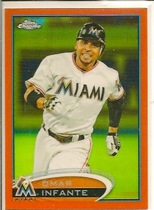 2012 Topps Chrome Orange Refractors #220 Omar Infante