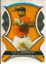 2012 Topps Chrome Dynamic Die Cuts #PS Pablo Sandoval