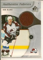2005 SP Game Used Authentic Fabrics #AF-BL Rob Blake