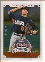 2015 Panini USA Stars and Stripes Longevity Ruby #32 Devin Ortiz