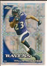 2010 Topps Chrome Xfractors #C79 Willis Mcgahee