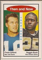 2006 Topps Heritage Then and Now #TN1 Reggie Bush|Frank Gifford