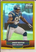 2004 Topps Draft Picks and Prospects Gold Chrome #17 David Boston