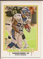 2010 Topps Magic Magical Moments #MM-14 Knowshon Moreno