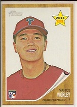 2011 Topps Heritage #249 Vance Worley