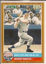 2011 Topps Heritage Baseball Flashbacks #BF-1 Mickey Mantle