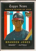 2008 Topps Heritage Chrome Black Refractors Series 2 #C111 Brandon Jones