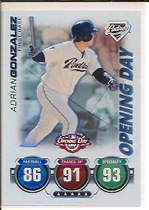 2010 Topps Opening Day Attax #ODTA16 Adrian Gonzalez