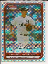 2008 Bowman Chrome X-Fractors #127 Paul Konerko