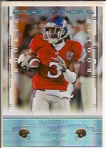 2008 Playoff Prestige Draft Picks Light Blue #109 Aqib Talib