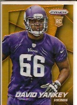 2014 Panini Prizm Prizm Orange #298 David Yankey