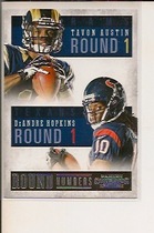 2013 Panini Contenders Round Numbers #3 DeAndre Hopkins|Tavon Austin