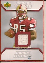 2006 Upper Deck Rookie Futures Jerseys #RFVD Vernon Davis