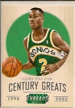2014 Panini Threads Century Greats #16 Gary Payton