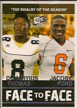 2010 Press Pass Portrait Edition Face To Face #FF13 Demaryius Thomas|Jacoby Ford