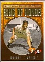 2008 Topps Update Ring of Honor World Series Champions #MI Monte Irvin