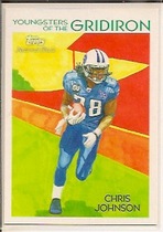 2009 Topps National Chicle Youngsters of the Gridiron #YG2 Chris Johnson