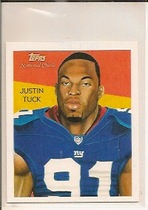 2009 Topps National Chicle Mini Bazooka Back #C12 Justin Tuck