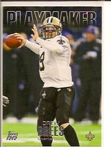 2011 Topps Rising Rookies Playmaker #PDBR Drew Brees