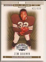 2007 Topps Triple Threads Sepia #83 Jim Brown
