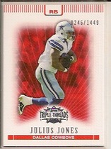 2007 Topps Triple Threads #49 Julius Jones