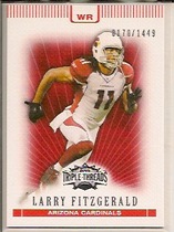 2007 Topps Triple Threads #63 Larry Fitzgerald