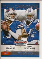 2014 Panini Contenders Touchdown Tandems #14 Ej Manuel|Sammy Watkins