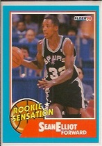 1990 Fleer Rookie Sensations #2 Sean Elliott