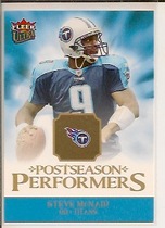 2006 Ultra Postseason Performers #UPP-SM Steve McNair